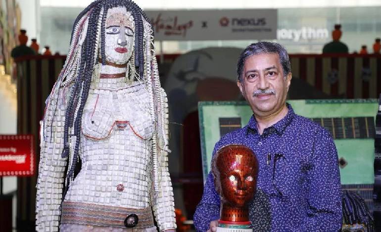 From e-waste to art: Vishwanath Mallabadi’s unique passion
