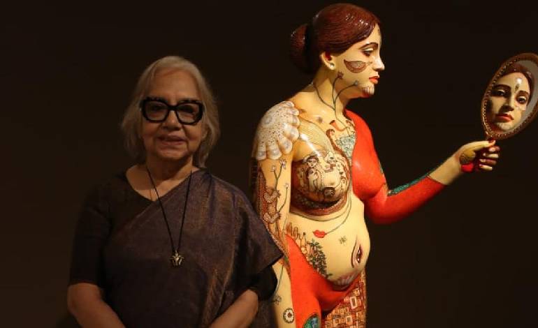 Five decades of Shipra Bhattacharya’s art on display in Kolkata retrospective ‘In Bloom’