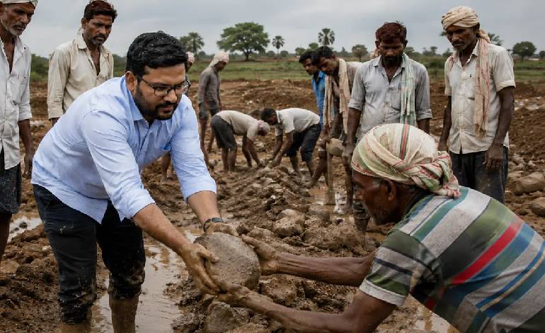 IRS Officer’s weekend mission helps recharge water in drought-hit Telangana