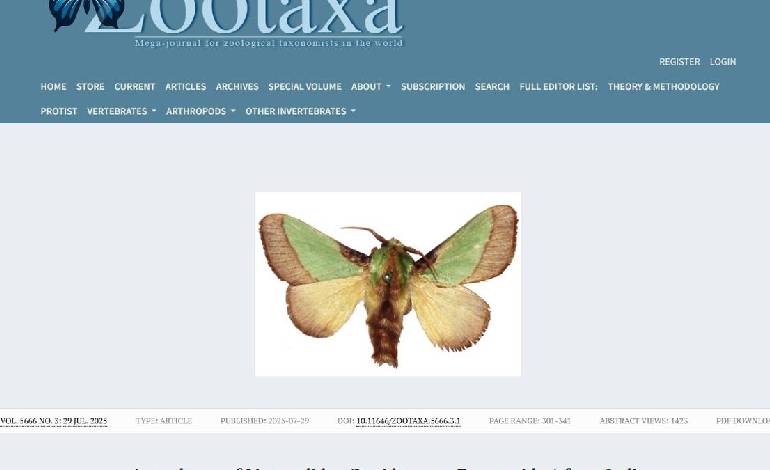 India records 13,703 species of butterflies and moths, 8.25% of global total