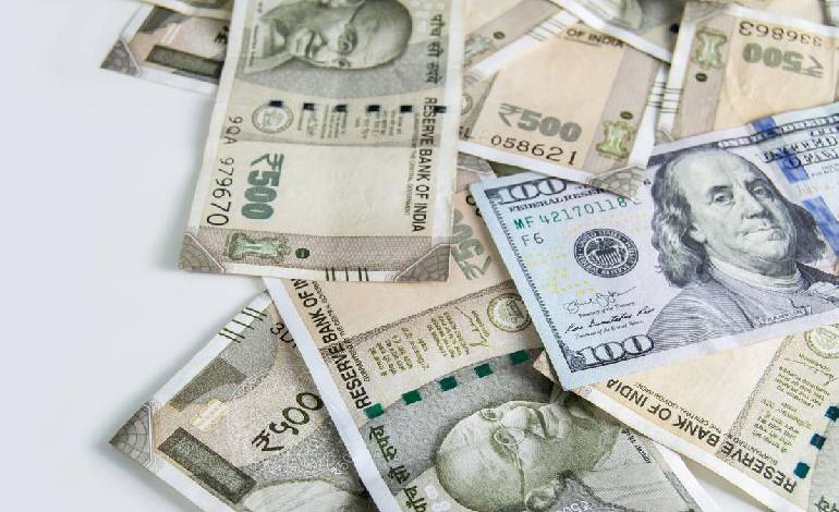 Rupee gains 5 paise to 95.57 against U.S. dollar in early trade