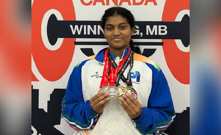 Guntur girl Bollu Likitha wins Commonwealth Powerlifting gold, sets deadlift record